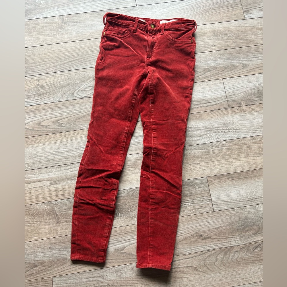 Stretchy high rise skinny jeans from Anthropologie